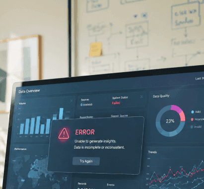 “We have data, but no actionable insights.”